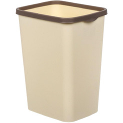Ведро для мусора с фиксатором BRADEX Tandem 842226 (слоновая кость/шоколад, 20 л)