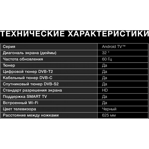 Телевизор Hyundai H-LED32BS5002