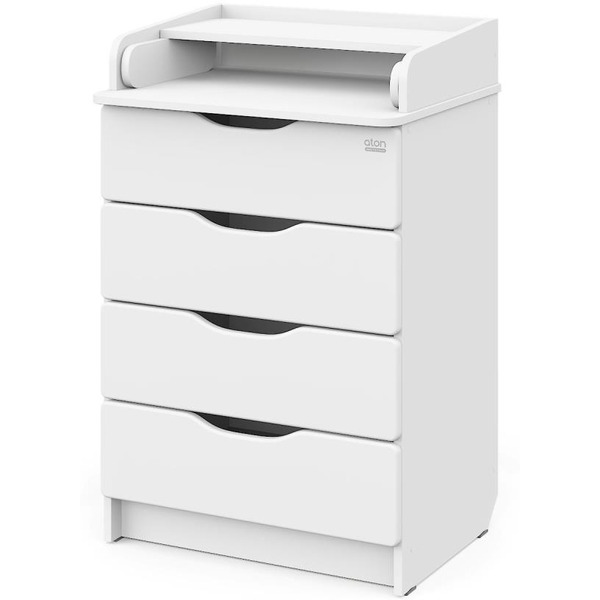 Детский комод Атон Сириус 604 Wood (белая Аляска)