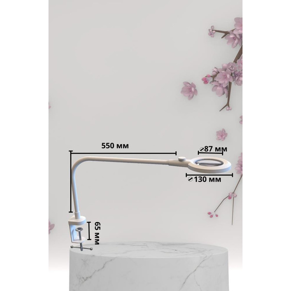 Настольный светодиодный светильник с увеличительным стеклом ARTSTYLE TL-388LW