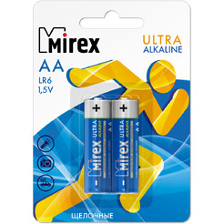 Батарейка Mirex Ultra Alkaline AA 2 шт LR6-E2