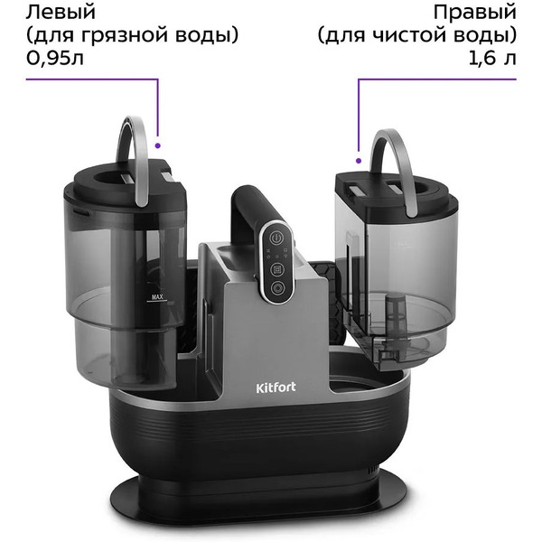 Паровой моющий пылесос Kitfort КТ-5323