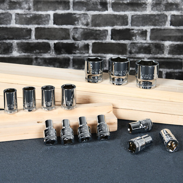 Головка торцевая шестигранная Deli EDQ4008