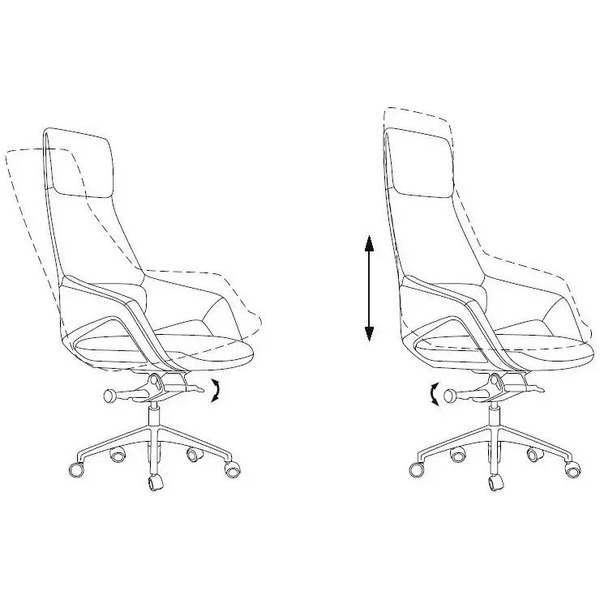 Кресло Бюрократ DAO-2 (белый)