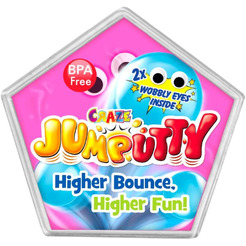 Тесто-попрыгунчик CRAZE Jumputty Безумный прыжок 18675 (розовый)