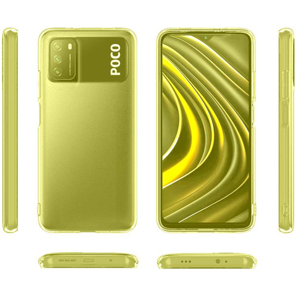 Бампер Bingo TPU 2.0mm для XIAOMI Redmi 9T/POCO M3 Желтый