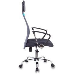 Кресло Бюрократ KB-6N (темно-серый TW-04 TW-12/хром)