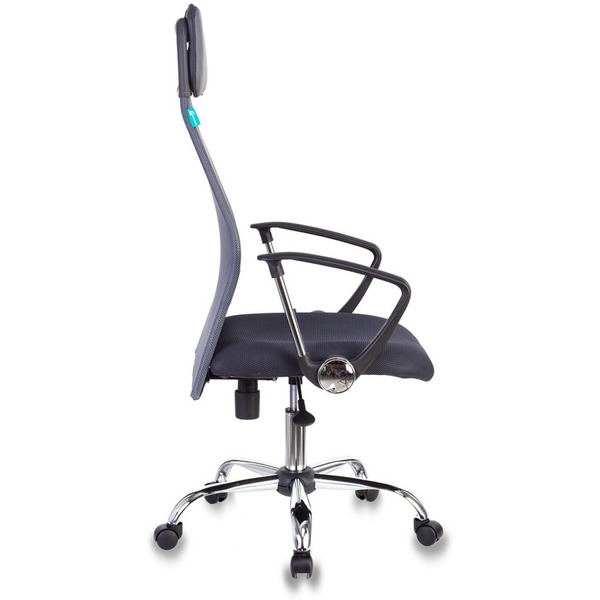 Кресло Бюрократ KB-6N (темно-серый TW-04 TW-12/хром)