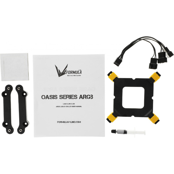 Система водяного охлаждения Formula Oasis L360 ARGB (черный)