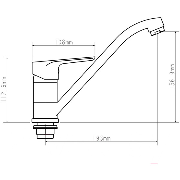 Смеситель Econoce EC0292WT