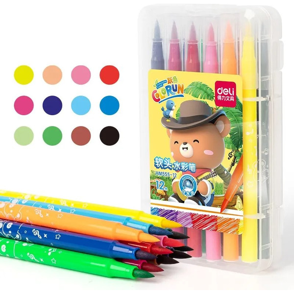 Фломастеры DELI HM55512