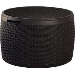 Сундук садовый пластиковый CIRCA RATTAN BOX 260231 (графит)