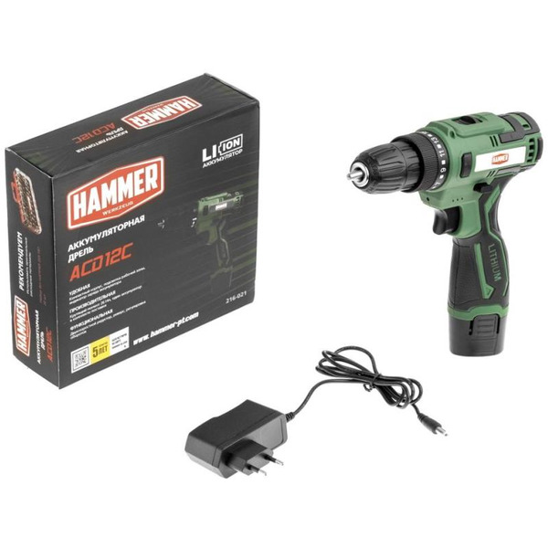 Дрель-шуруповерт Hammer ACD12C 824158