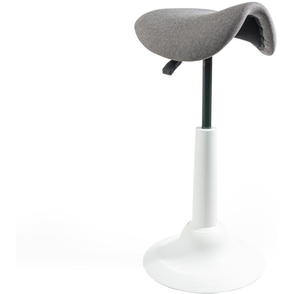 Стул для активного сидения Chair meister Saddle (пластик белый,ткань серая)