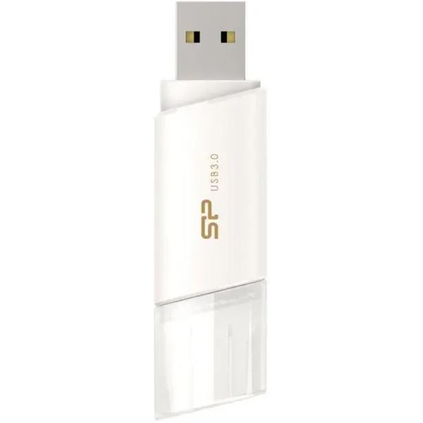 USB Flash Silicon-Power Blaze B06 White 32GB (SP032GBUF3B06V1W)