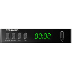 Ресивер DVB-T2 Starwind CT-220 (черный)