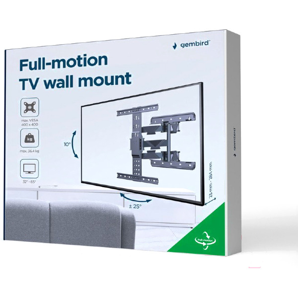 Кронштейн для телевизора Gembird WM-65ST-01