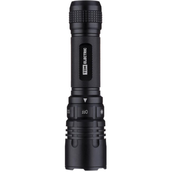 Фонарь TDM «Титан 5» (для дайвинга, 10 Вт CREE 800 лм, 1х18650 3.7 В 2600 мА*ч, IPX8, до 100 м) SQ0350-0065