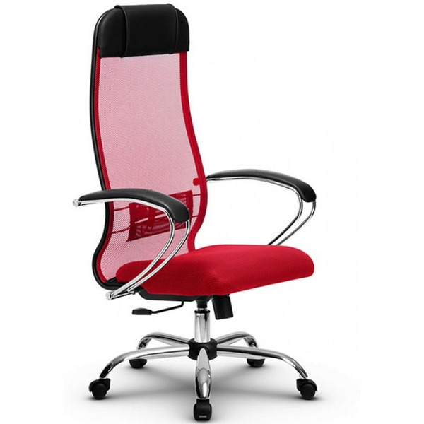Кресло офисное МЕТТА B 1b 11/K131 (18 CH) красный
