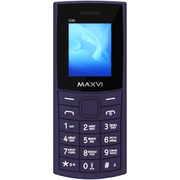 Мобильный телефон Maxvi C40 (фиолетовый)