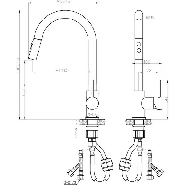 Смеситель AV Engineering AVTRO1-10698BL