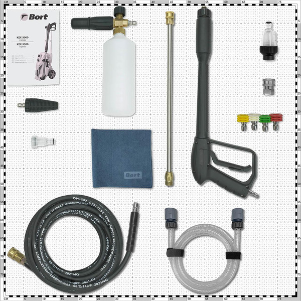 Мойка высокого давления Bort KEX-3500 (91278166)