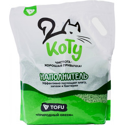 Наполнитель для туалета Коту Природный Green (10л)