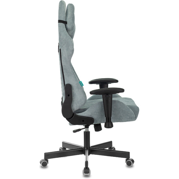 Кресло игровое Zombie VIKING KNIGHT Fabric Light-28 (1372998) серо-голубой