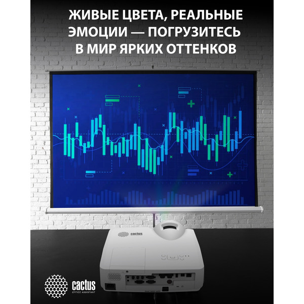 Проектор CACTUS CS-V2.WT