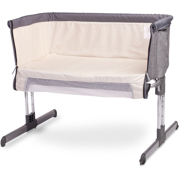 Детская кроватка CARETERO Sleep2gether (графит)