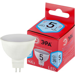 Лампочка ЭРА RED LINE LED MR16-5W-840-GU5.3 R