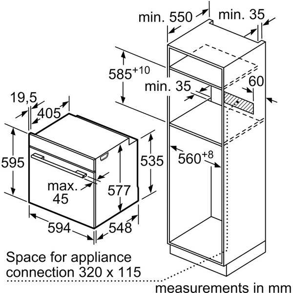 Духовой шкаф Bosch HBG635BB1