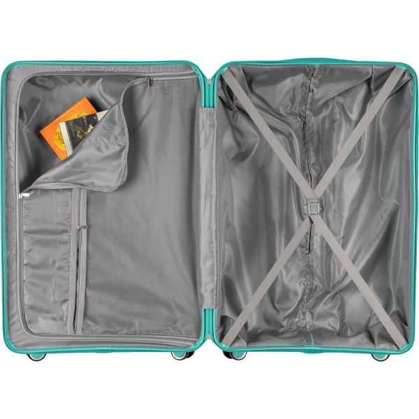 Чемодан DoubleW YF-PP02 (L, голубой)