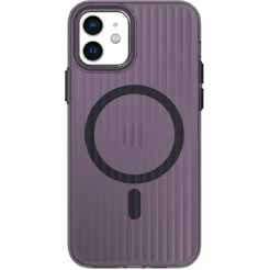 Задняя накладка CASE Translucent Strip Apple iPhone 12 / 12 Pro (черный)