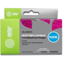 Картридж струйный Cactus CS-CD973 №920XL (пурпурный)