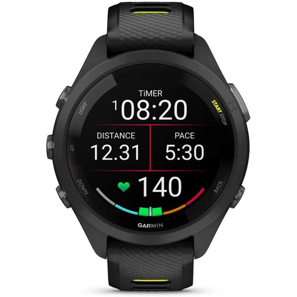 Умные часы Garmin Forerunner 265S (черный/желтый)