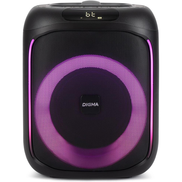 Минисистема Digma D-MC1700 (черный)