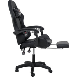 Вибромассажное кресло Calviano 1584 (черное PU)