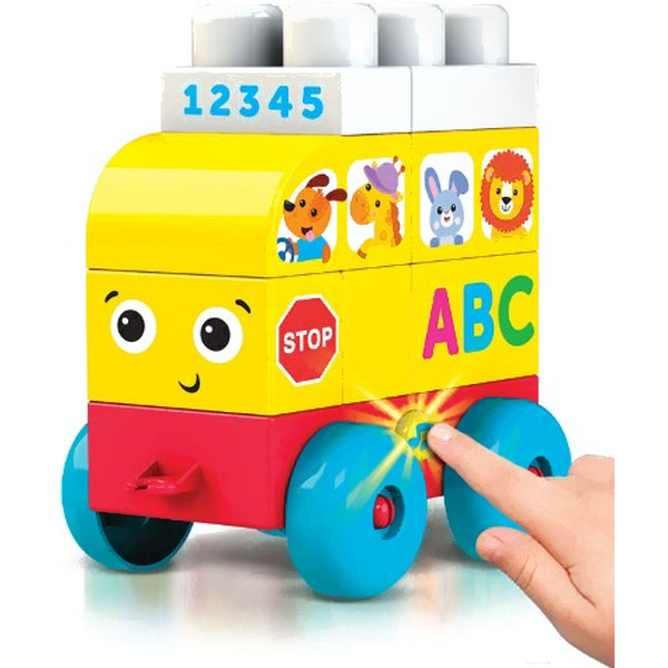 Развивающая игрушка Азбукварик Talky Blocks Автобус 2824