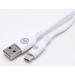 Кабель DigitalPart MC-307 USB Type-A - microUSB (1 м, белый)