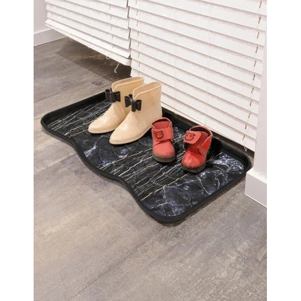 Поддон для обуви Multy Home Signet 38x75 EU1000053 (Marble Black)
