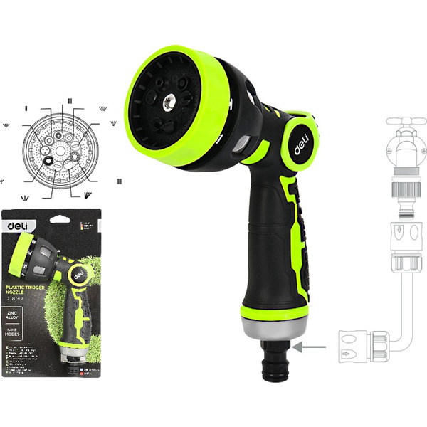 Пистолет-распылитель Deli EDL8762