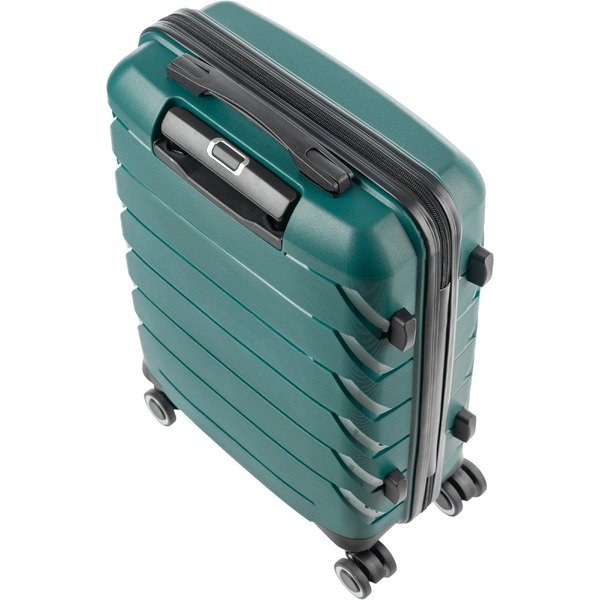 Чемодан DoubleW YF-PP02 с расширением (S, темно-зеленый)