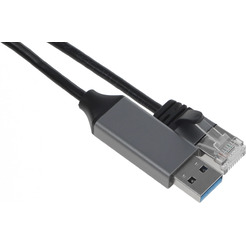 Кабель Buro BU-USB-A-LAN1000-2M