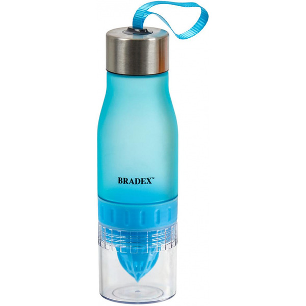 Бутылка для воды с соковыжималкой BRADEX SF 0521 (голубой)