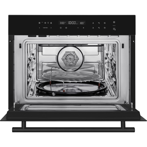 Встраиваемый компактный духовой шкаф Weissgauff OE 446 Black Edition