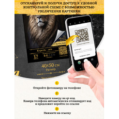 Картина по номерам Флюид Золотое сердце 40x50 BHR0570