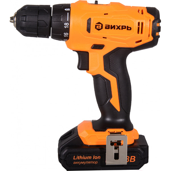 Дрель-шуруповерт Вихрь ДА-18Л-2КА (72/14/25)
