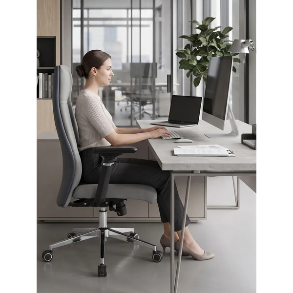 Офисное кресло myroo Office AVION A2513P-G (серый)