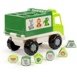 Сортер Полесье Грузовик Забава сафари 90270 (зеленый)